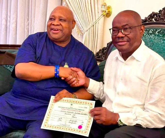 [Music] Ademola Adeleke Holds Meeting With Wike After Tinubu Engagement